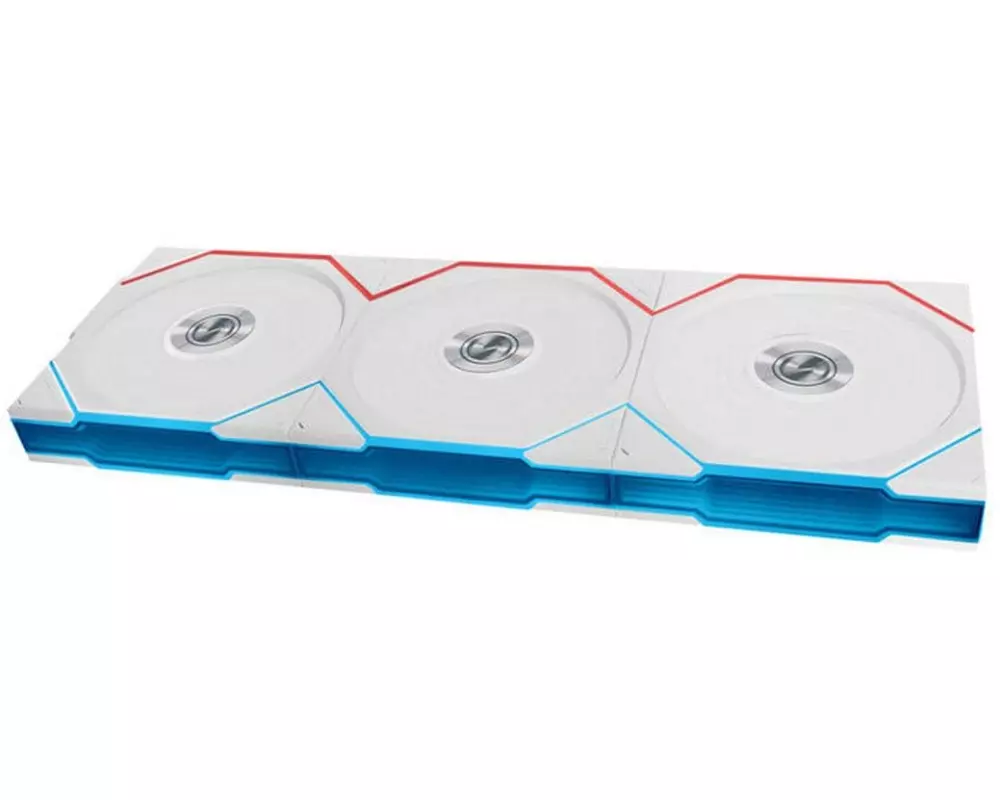 Lian Li UNI FAN TL Wireless PWM 3er-Pack – Reverse Blade Weiss