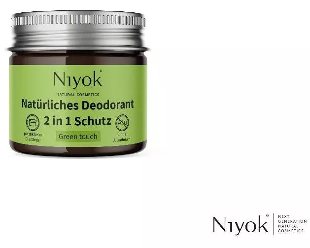 Niyok Deo Crème 2in1 Anti-Transpirant Green touch 40 ml