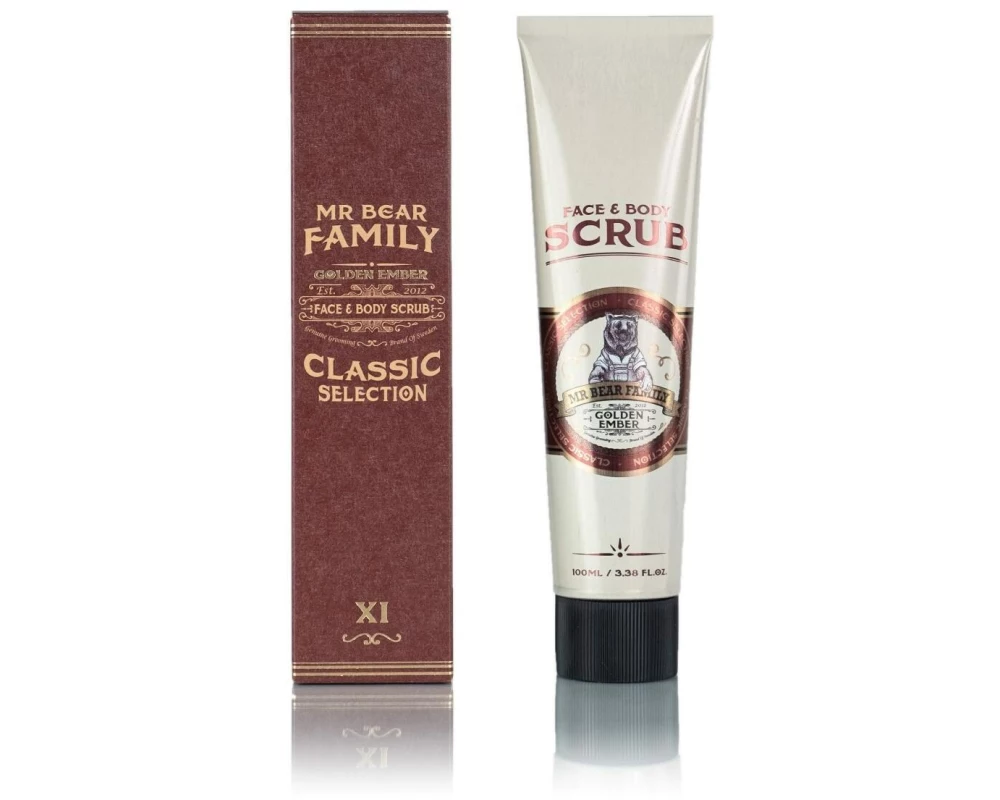 Mr. Bear Family Golden Ember Face & Body Scrub 100 ml