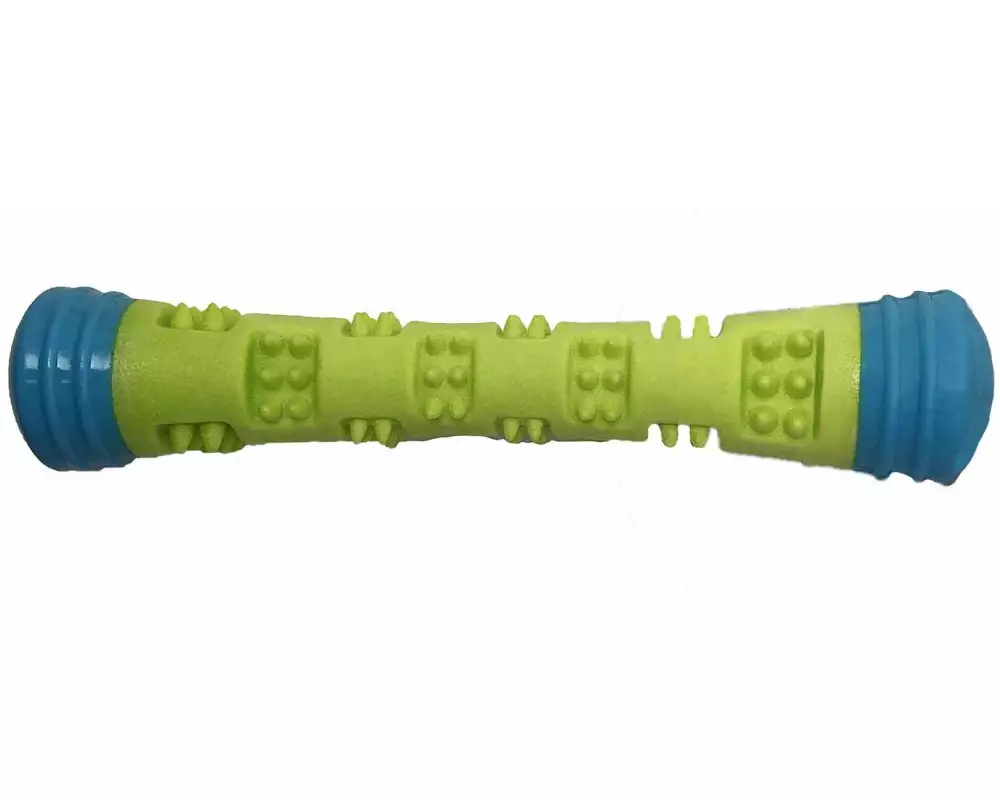 SwissPet Hunde-Spielzeug Magic-Dental-Stick, S, 23 cm, Grün