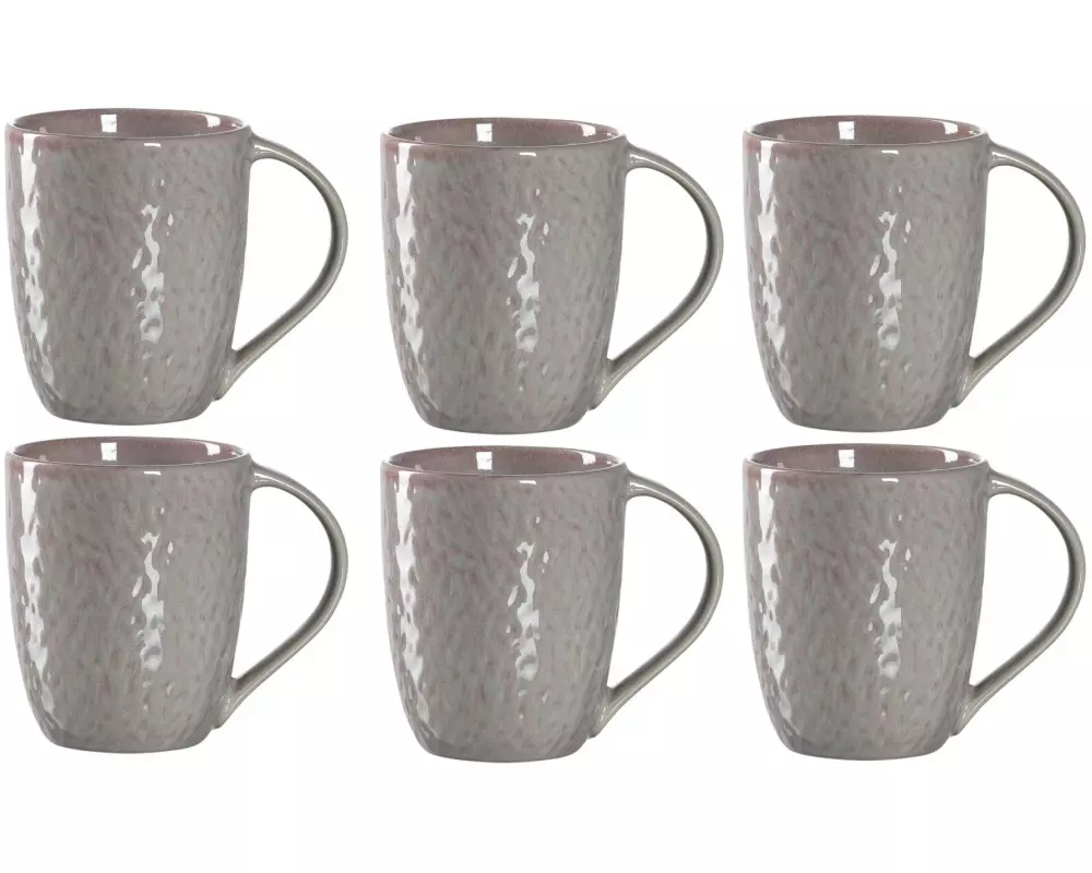 Leonardo Cappuccinotasse Matera 430 ml, 6 Stück, Rosa