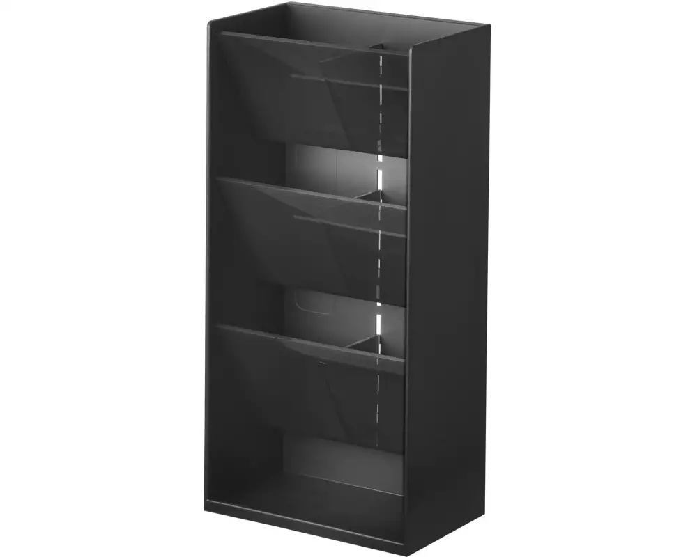 Yamazaki Bad-Utensilienhalter Tower Schwarz