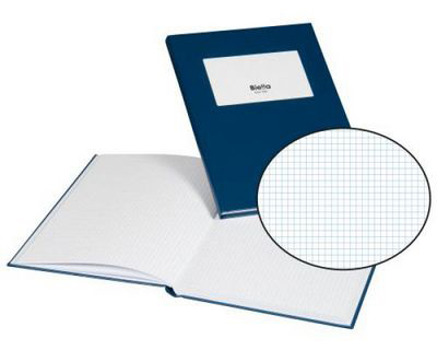 BIELLA Geschäftsbuch A4 60148005U blau, liniert 80 Blatt