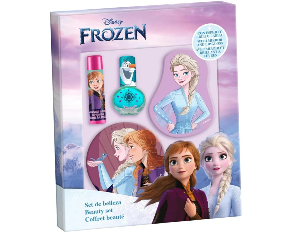 Kids Collection Disney Frozen Beauty-Set 4-teilig mit Spiegel und Kosmetik