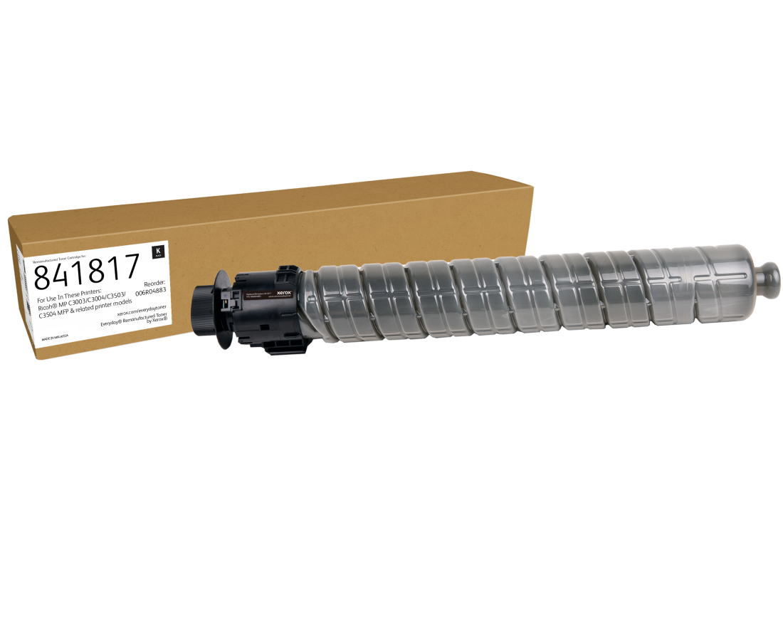 Everyday™ Schwarz wiederaufbereiteter Toner von Xerox, kompatibel mit Ricoh 841817, Standardkapazität