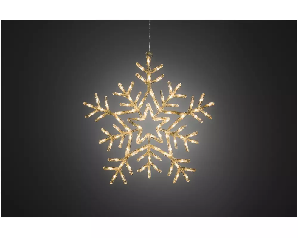 Konstsmide Fensterhänger Ø 58 cm Schneeflocke