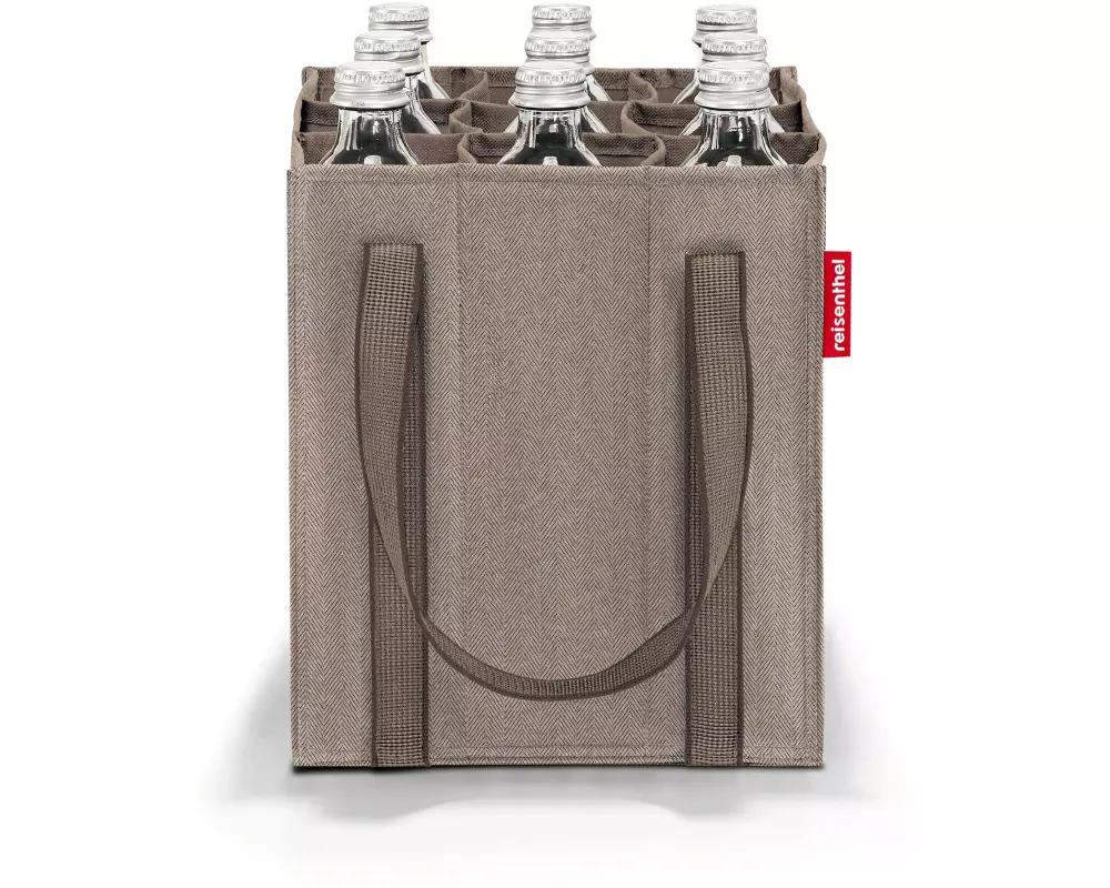 Reisenthel Flaschentasche Herringbone Mokka