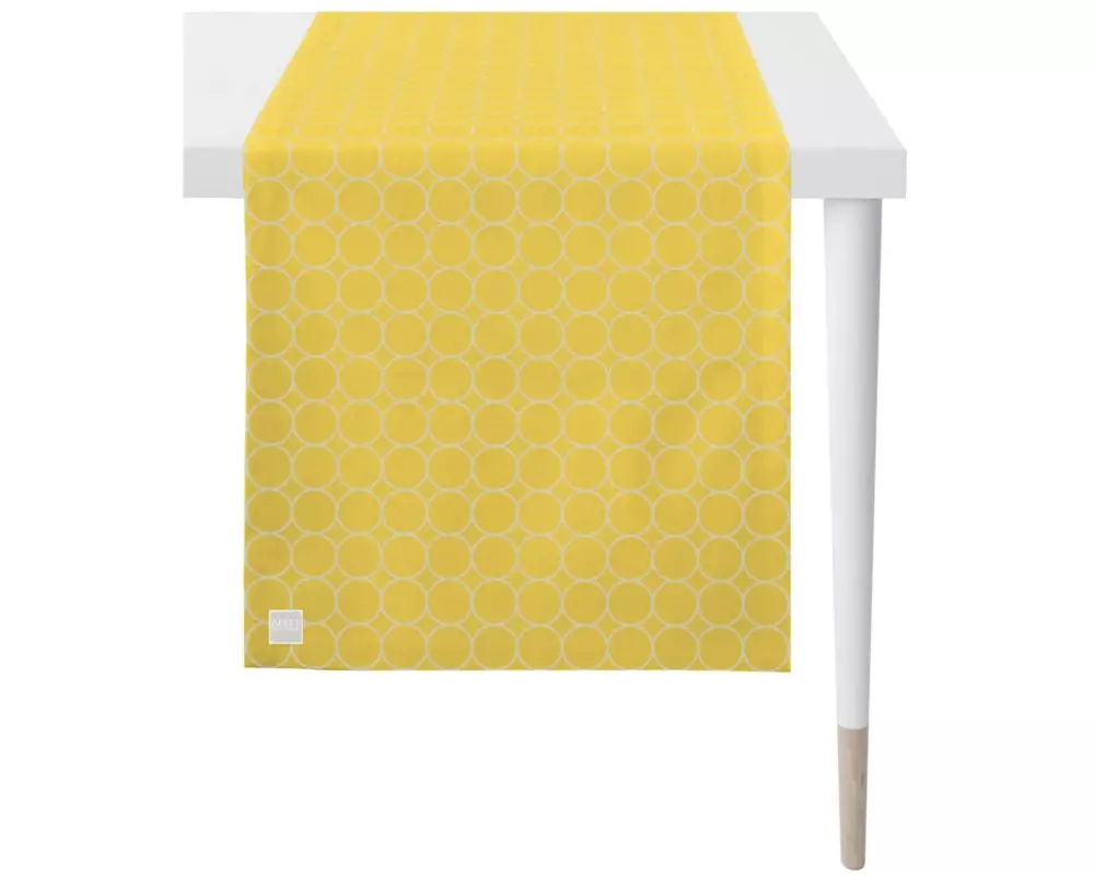 APELT Tischläufer Outdoor 46 cm x 1.35 m, Gelb