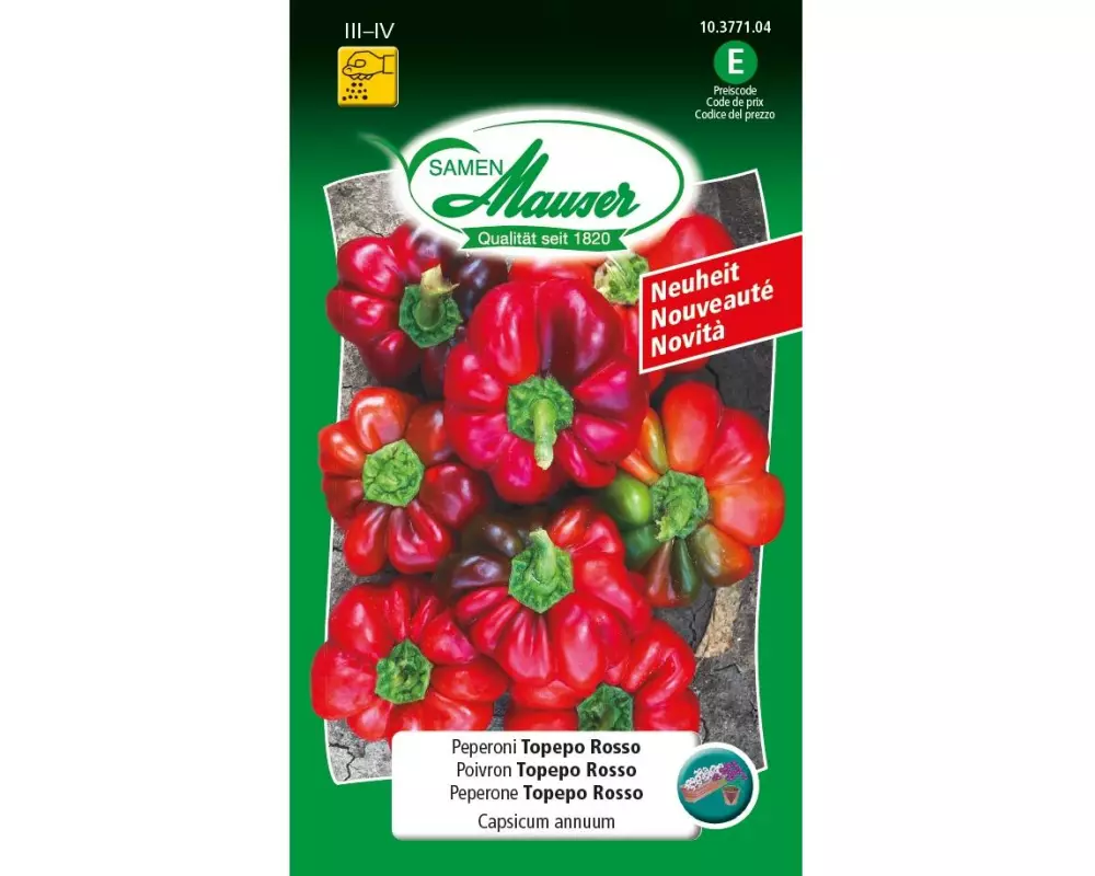Samen Mauser Samen Peperoni Topepo Rosso