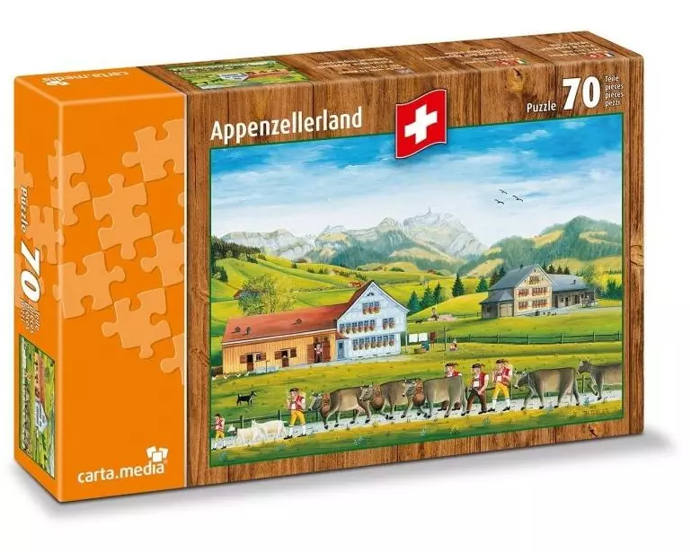 Carta.Media Puzzle Appenzellerland 70 Teile
