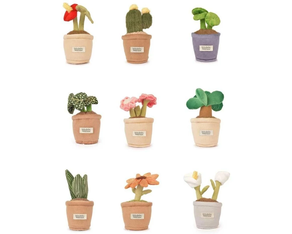 DouDou et compagnie Blumen ass 9 x 1 Assortiert