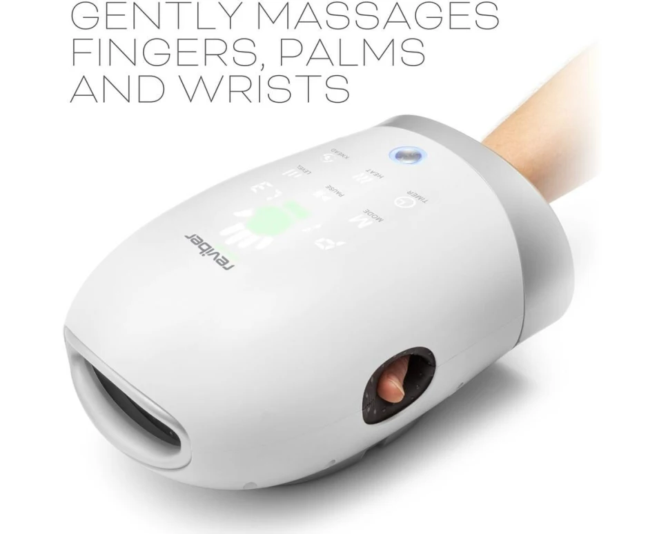 Reviber Handmassagegerät Weiss/Silber