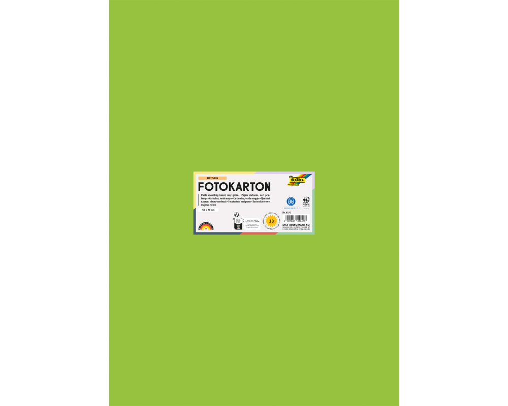FOLIA Fotokarton 50x70cm 6150 300g, maigrün