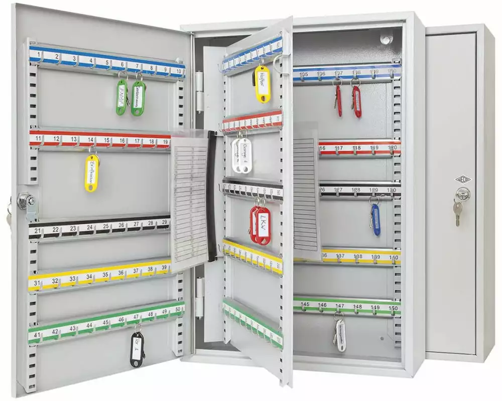 WEDO Schlüsselschrank mit Schlüsselöffnung, 150 Schlüssel