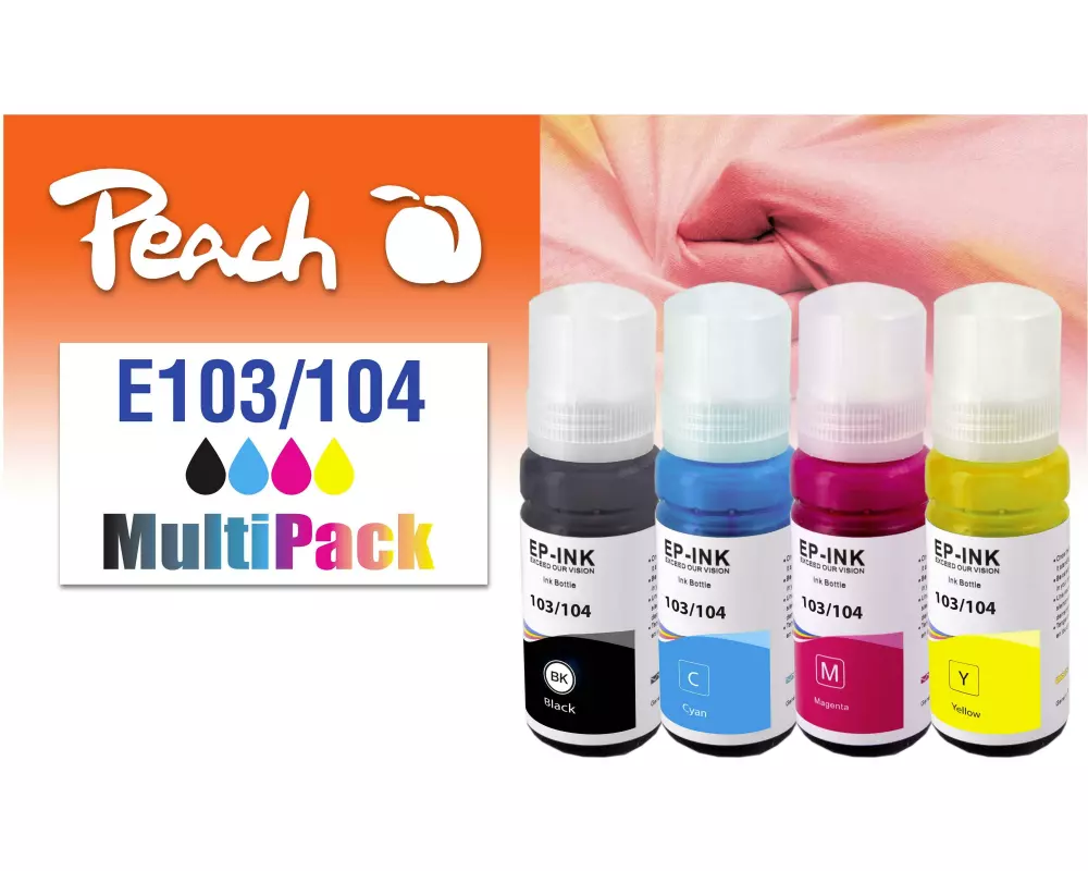 Peach Tinte Epson CISS 103/104 Multi-Pack C/M/Y/BK