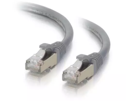 20m CAT6A SHIELDED PATCH CABLE GREY