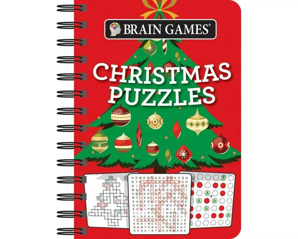 Brain Games - To Go - Christmas Puzzles (Christmas Tree Cover)