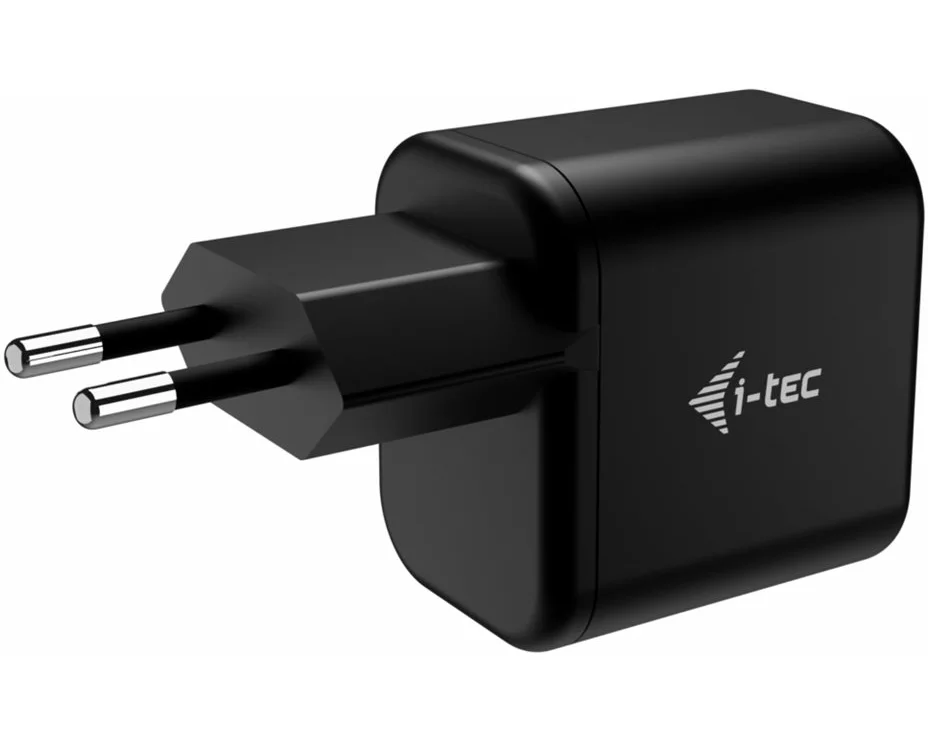 I-TEC 65W USB-C GaN Charger, PD 3.0 65W, 1x USB-C port, 65W, available voltages 5 V / 9 V / 12 V / 15 V / 20 V