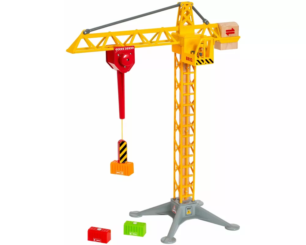 BRIO World - Großer Baukran mit Licht