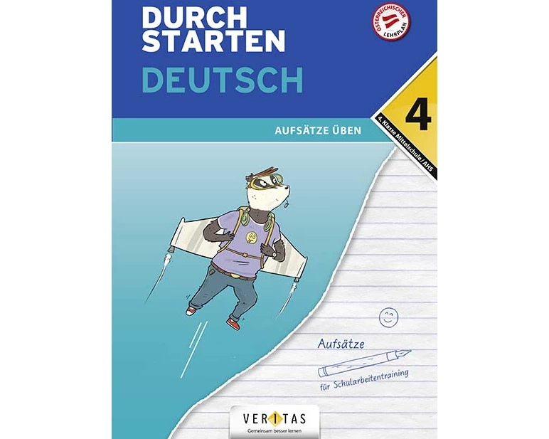 Durchstarten Deutsch 4. Klasse Mittelschule/AHS Aufsätze üben
