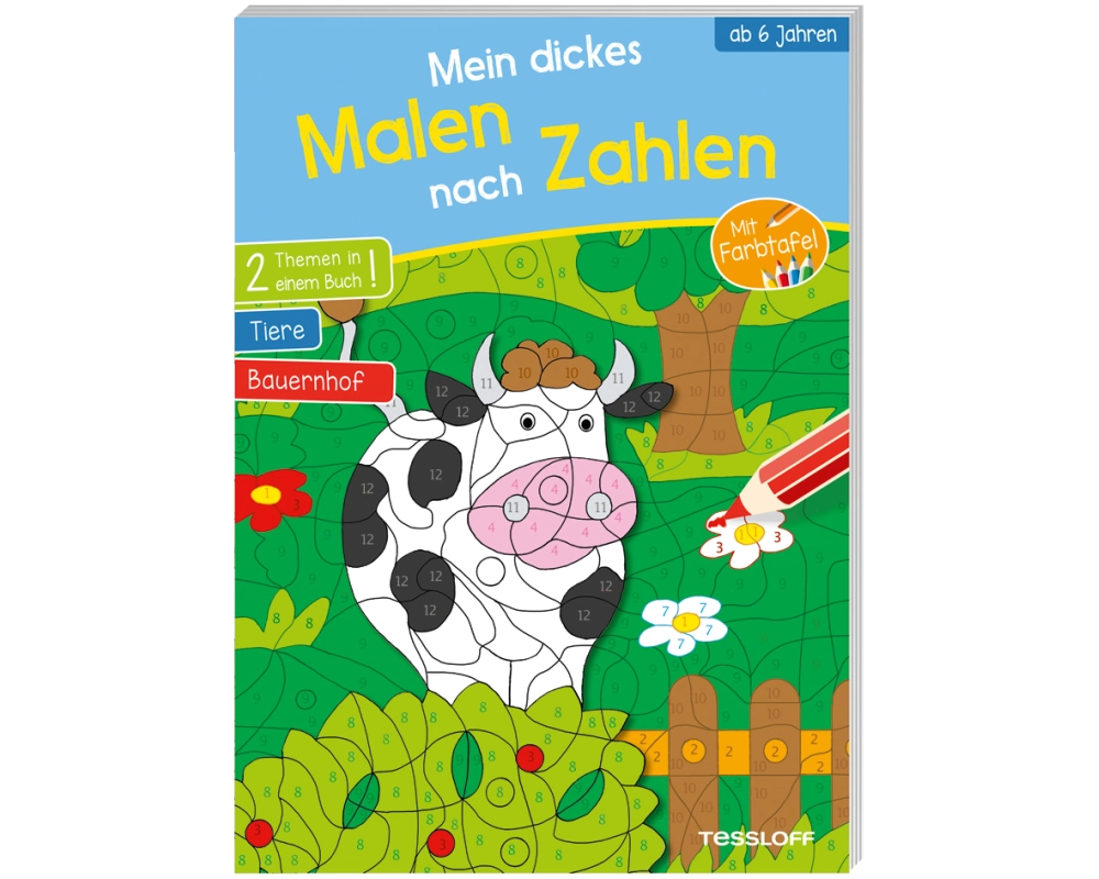 Mein dickes Malen nach Zahlen. Ab 6 Jahren