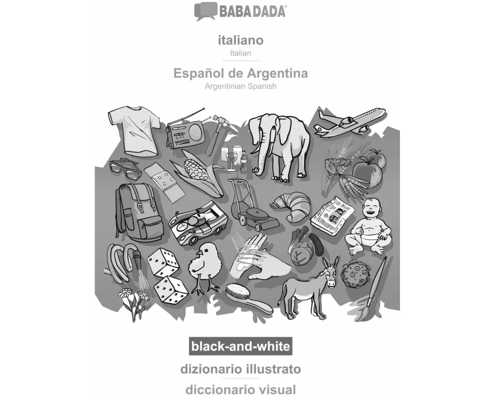 italiano - Español de Argentina, dizionario illustrato, BW