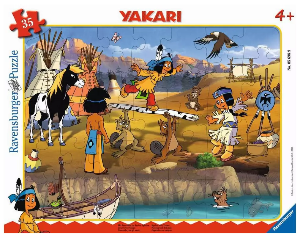 Ravensburger Puzzle Mit Freunden im Freien spielen