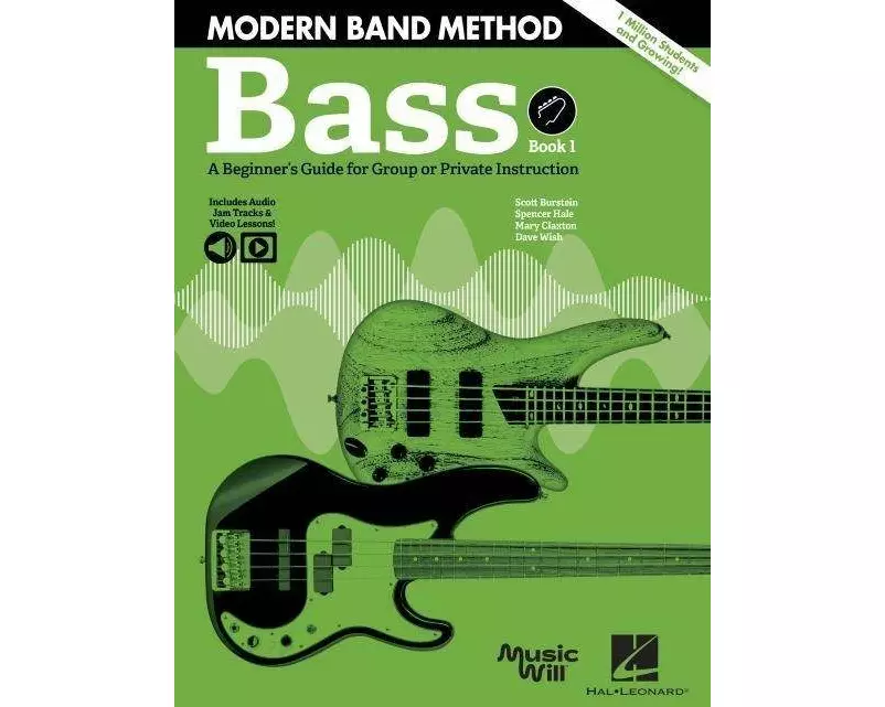 Modern Band Method - Bass, Book 1: A Beginner's Guide for Group or Private Instruction Book/Online Media