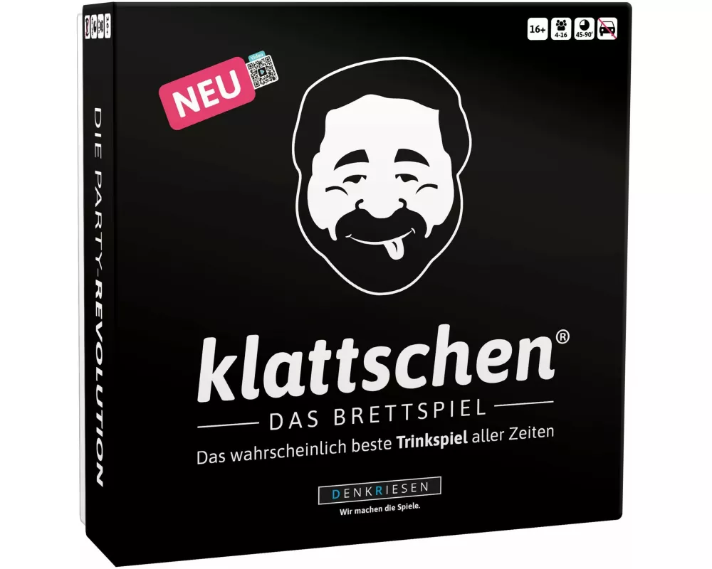 klattschen - Trinkspiel - DAS BRETTSPIEL - Das wahrscheinlich beste Trinkspiel aller Zeiten