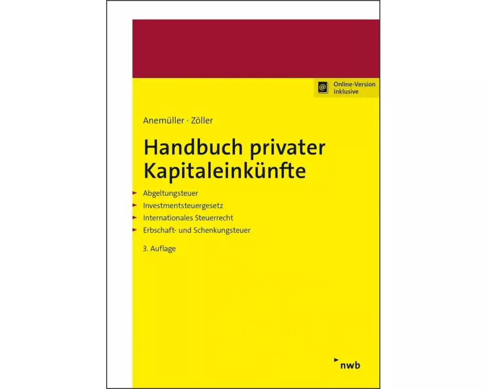 Handbuch privater Kapitaleinkünfte