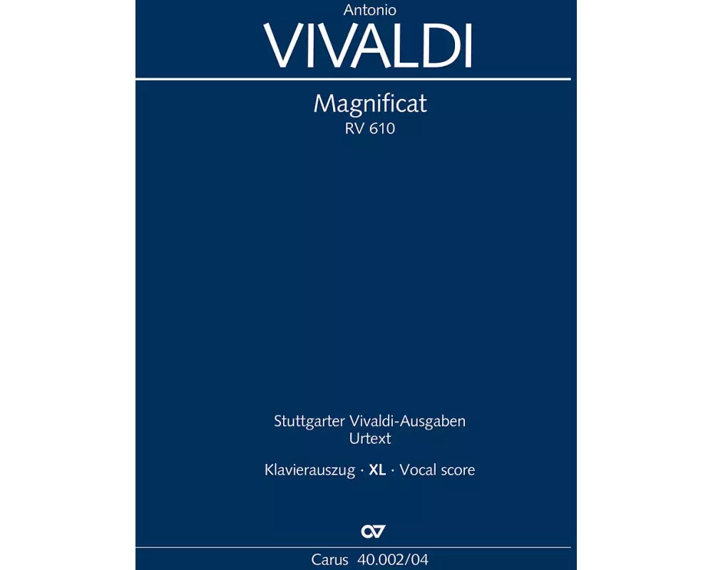 Magnificat (Klavierauszug XL)