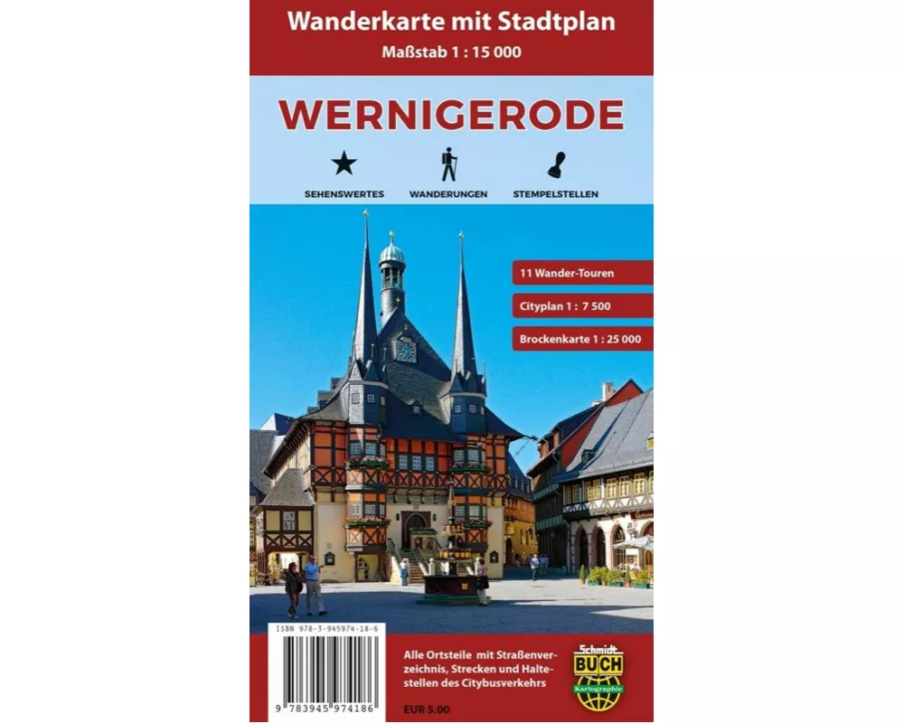 Wernigerode Stadtplan 1 : 10 000