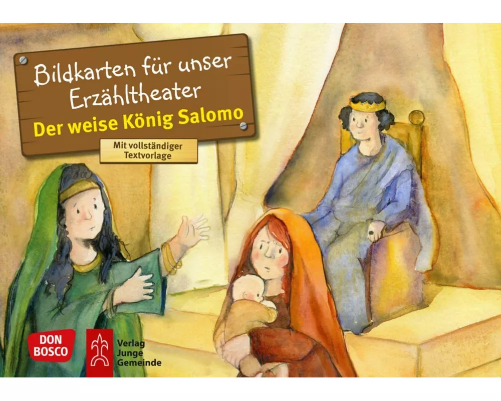 Der weise König Salomo. Kamishibai Bildkartenset
