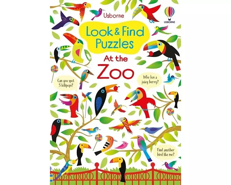 Look and Find Puzzles At the Zoo