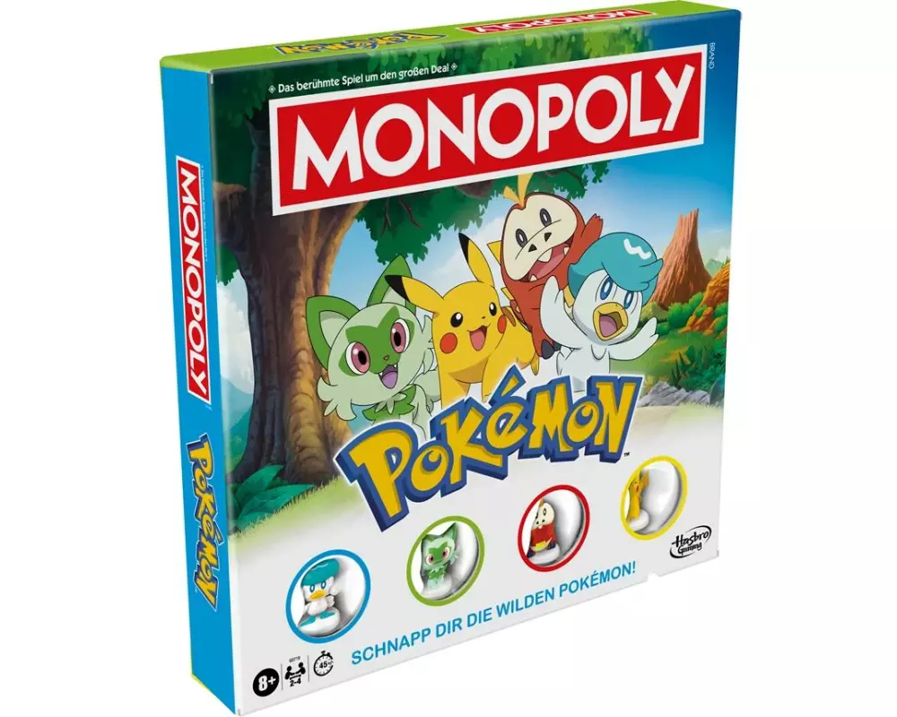 Hasbro Familienspiel Monopoly Pokémon