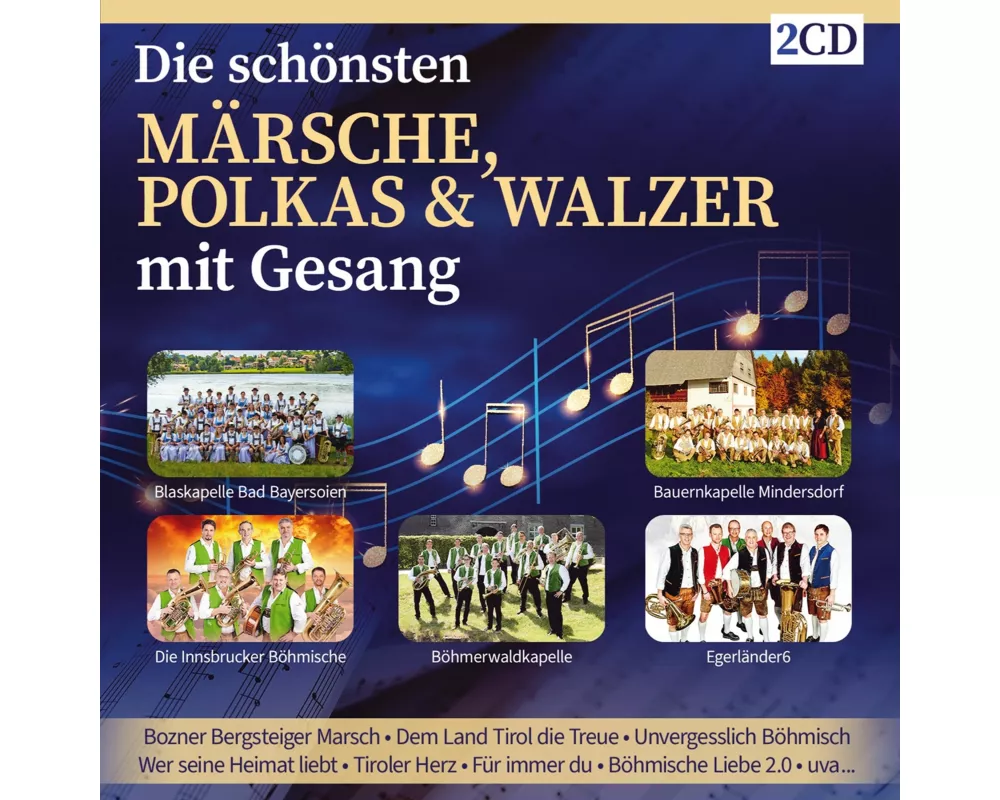 Die schönsten Märsche,Polkas u.Walzer mit Gesang