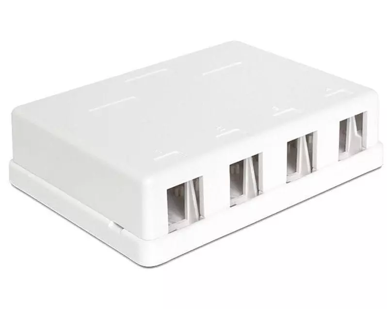 Delock Gehäuse Keystone 4-fach