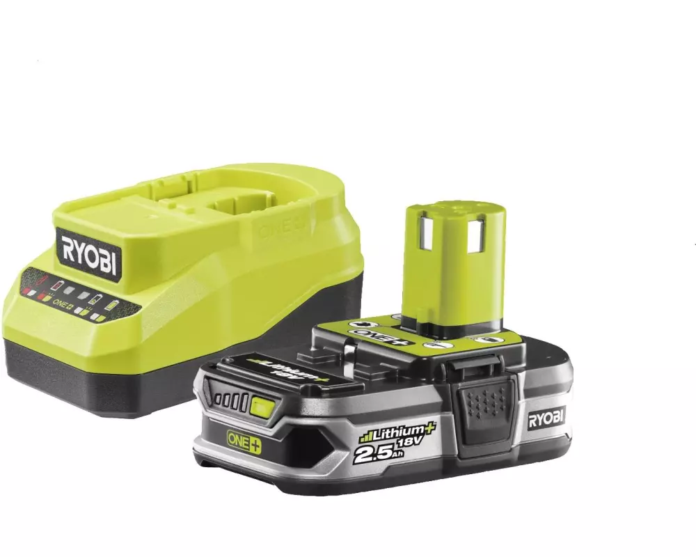 RYOBI Akku Starterset 18 V ONE+ 2.5 Ah