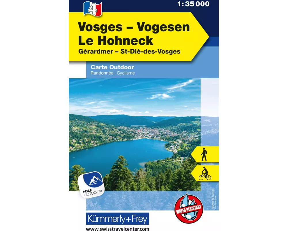 Kümmerly+Frey Outdoorkarte Vogesen / Vosges, Le Hohneck 1:35.000