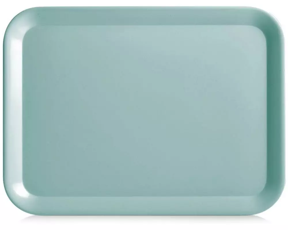 Zeller Present Serviertablett Melamin Blau