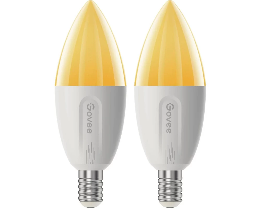 Govee Smart Light Bulb E14, RGBWW, CRI>80, Wifi, BT