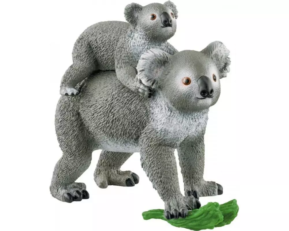Schleich Spielzeugfigur Wild Life Koala Mutter mit Baby