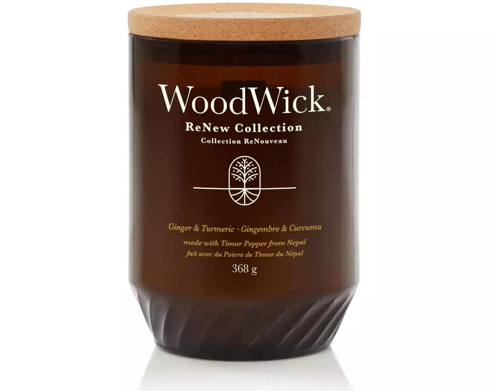Woodwick Duftkerze Ginger & Tumeric ReNew Large Jar