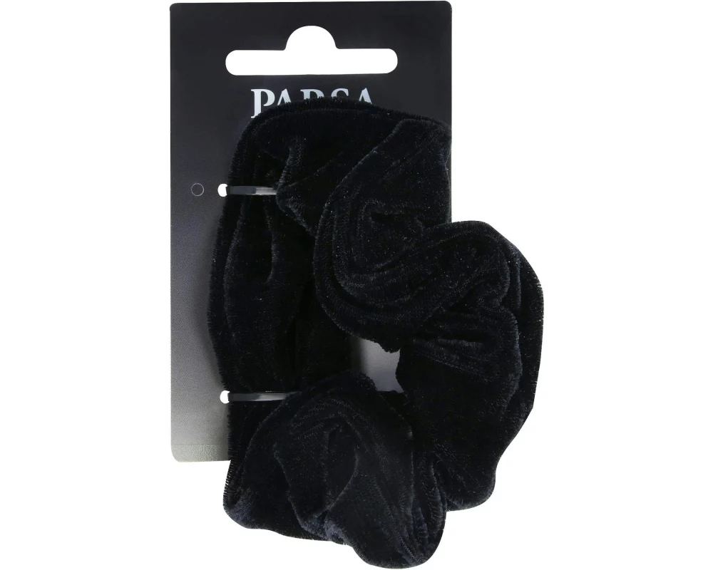 Parsa Beauty Scrunchie Samt Schwarz 1 Stück