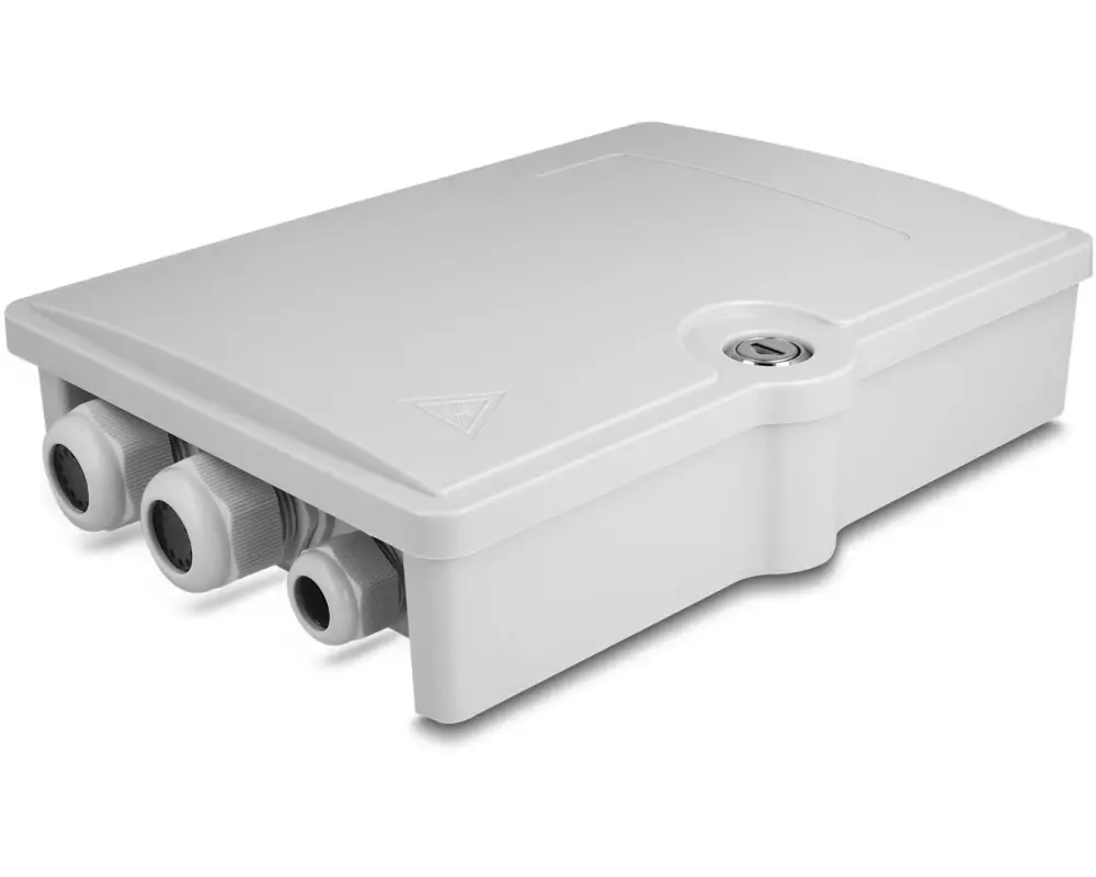 Delock LWL Verteilerbox IP55, 6 Port, Grau