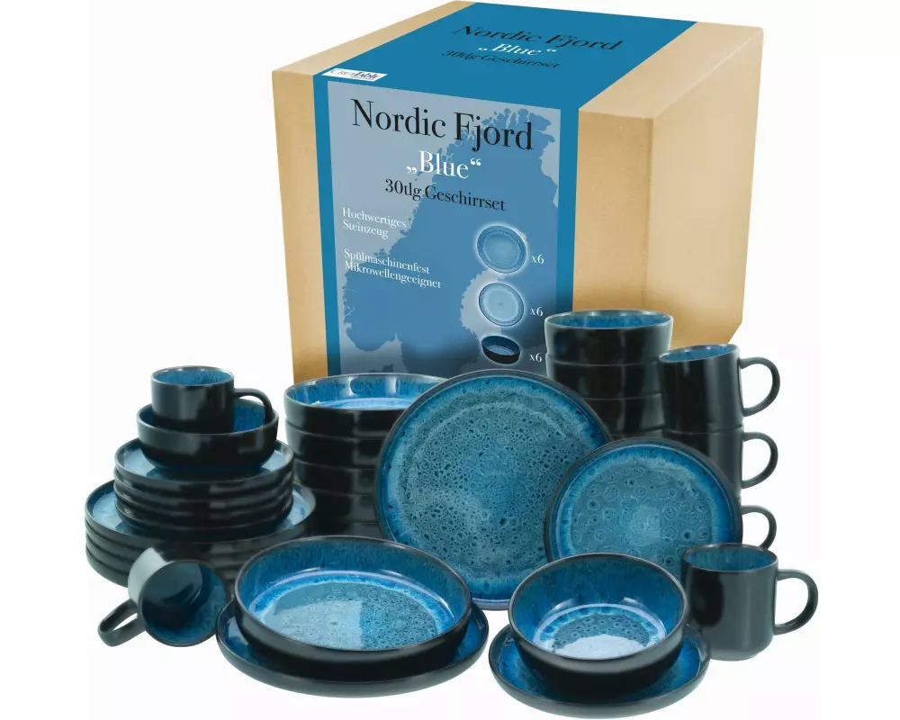 creaTable Teller-Set Blau