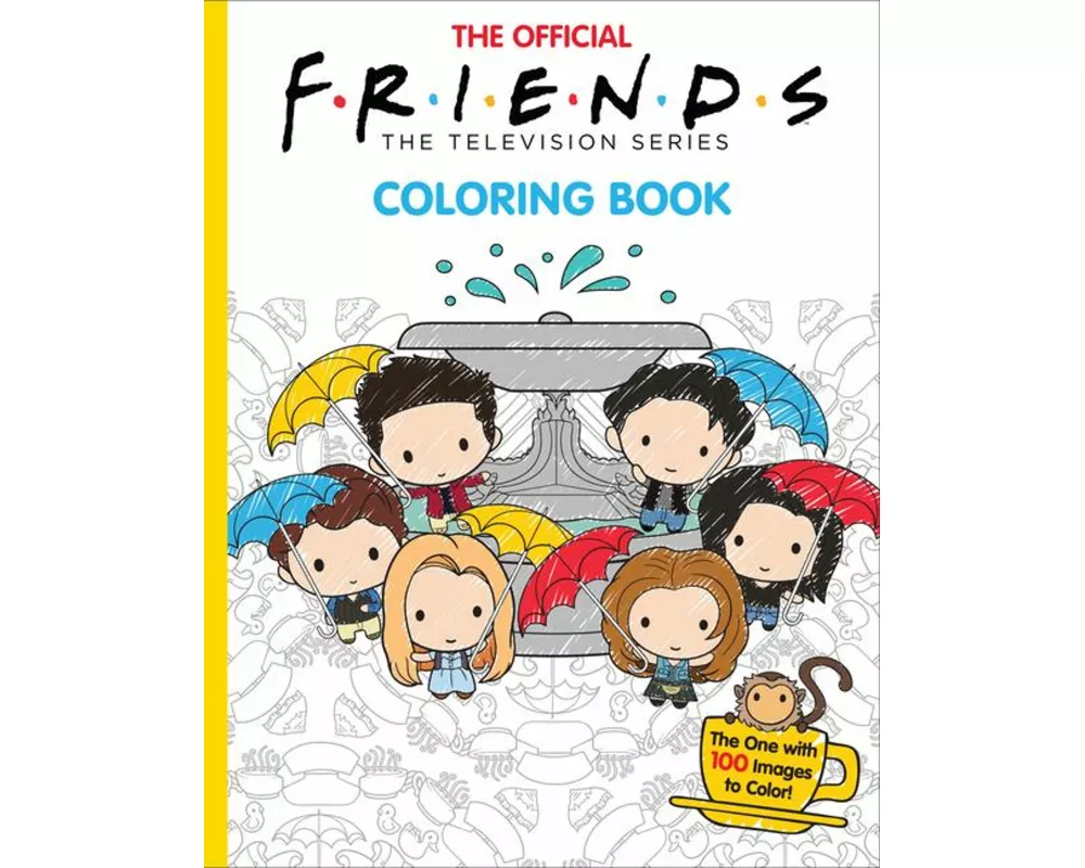 The Official Friends Coloring Book: The One with 100 Images to Color