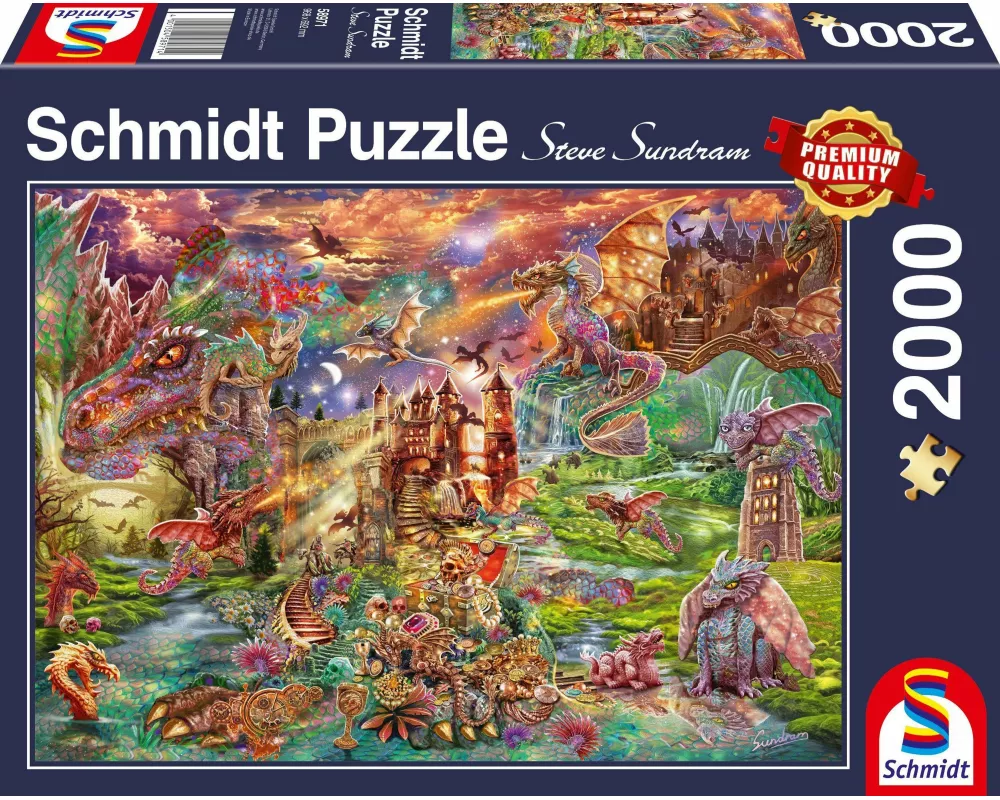 Der Schatz der Drachen Puzzle 2.000 Teile