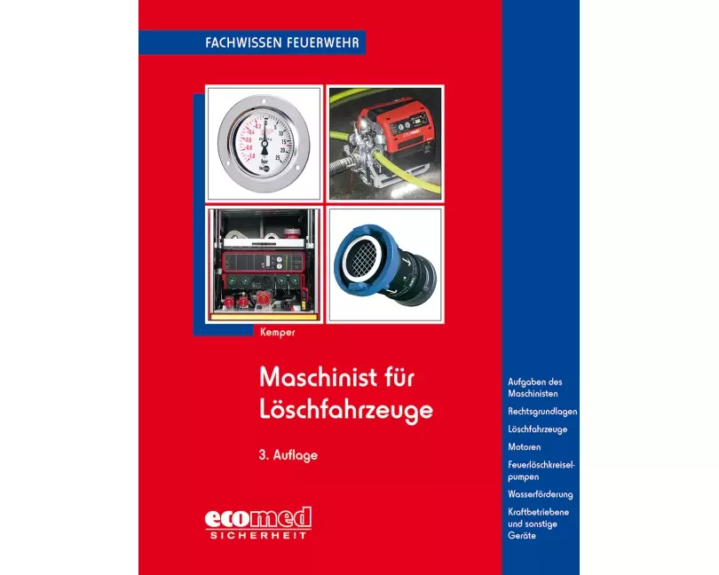 Maschinist für Löschfahrzeuge