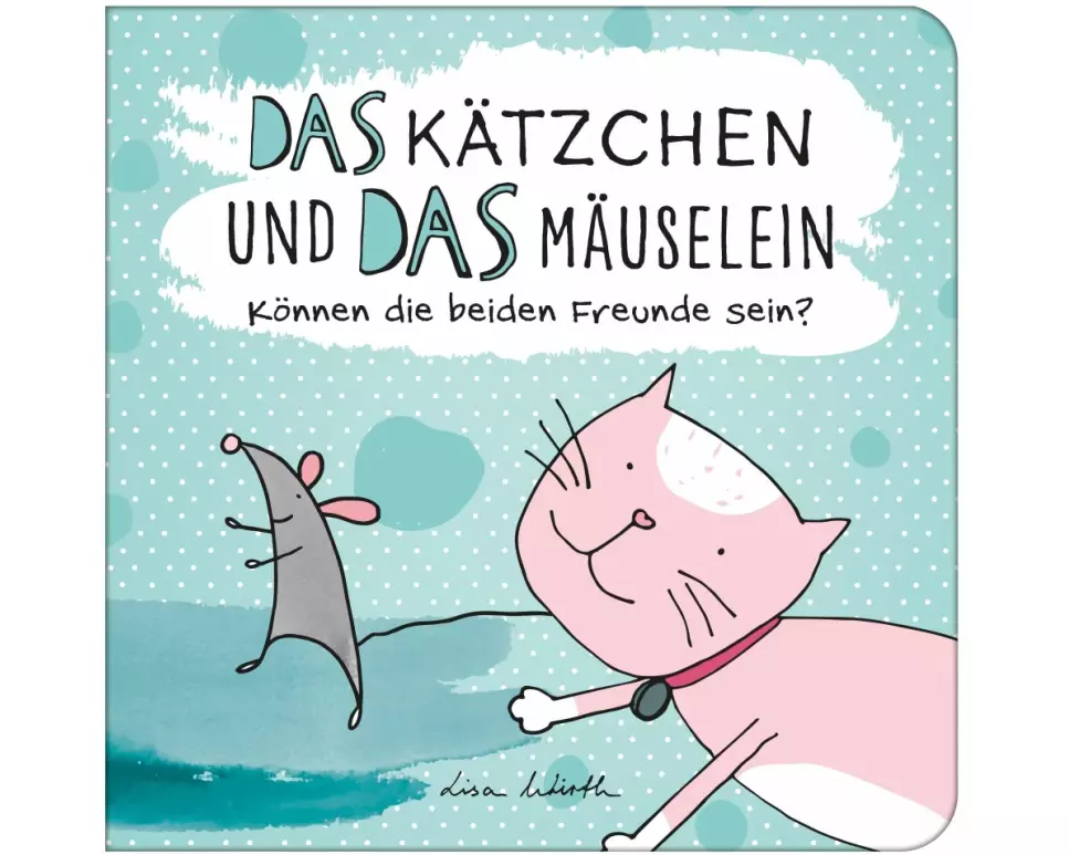 Das Kätzchen und das Mäuselein – können beide Freunde sein | Lustiges Kinderbuch über Freundschaft | Bilderbuch für Kinder ab 3 Jahre | Lustige Kinder